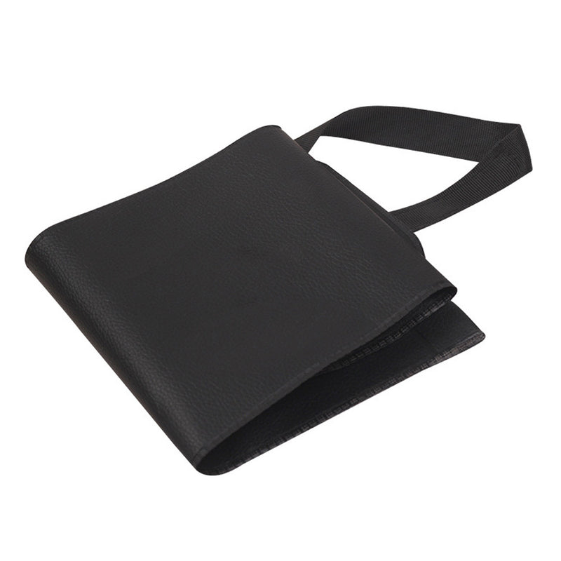 1 x PU Faux Leather Waterproof Foldable Car Solid Color Umbrella Bag New