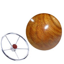 1pc 2-1/2" Teak Wood Boat Center Steering Wheel Cap Fit for Boat Steel Wheel Hot