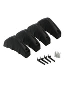 4x Shark Fin Style 3 Wing Lip Diffuser Car Rear Bumper Chassis Spoiler Protector