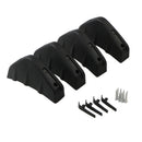 4Pcs Car Rear Bumper Lip Diffuser Shark Fin Spoiler Protector Universal