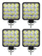 4X 48W LED Work Light Fog Lamp For Truck OffRoad Tractor Lights 12V/24V Sale