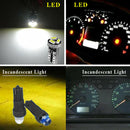 20X Ultra White T5 3-SMD LED Bulbs Dashboard Dash Gauge Side Instrument Panel