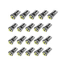 20X Ultra White T5 3-SMD LED Bulbs Dashboard Dash Gauge Side Instrument Panel