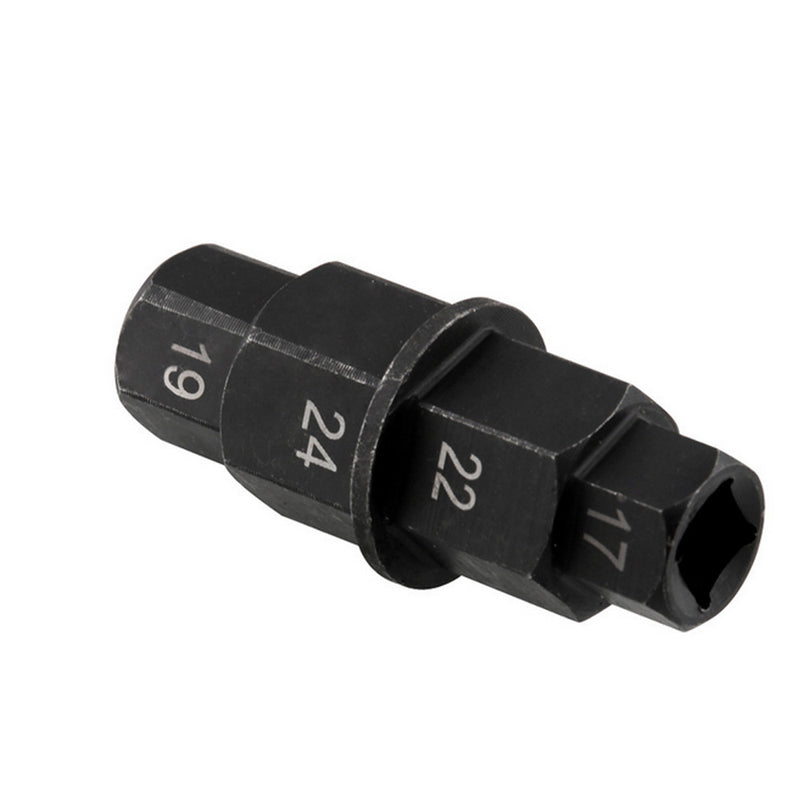 1* Motorcycle Hex Spindle Wrench Key Tool 3/8" Square Drive 17mm 19mm Nice