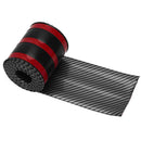 Black Carbon Fiber Scuff Plate Door Sill Cover Panel Step Guard For Car New