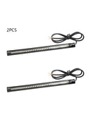 2x flexible 48 LED Strip Light 30cm Orange Waterproof for Car Motorcycle New xx