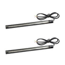 2x flexible 48 LED Strip Light 30cm Orange Waterproof for Car Motorcycle New xx