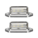 2Pcs 6LED License Plate Tag Lights Lamps for Truck SUV Trailer Van