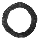 1 x 37-38CM PU Leather Car Steering Wheel Cover Breathable Anti-slip Protector