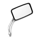 Pair 10mm Motorcycle Motorbike Scooter Rod Rearview Side Mirror Clear Universal