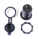 1x 12V Car Cigarette Lighter Socket Waterproof Power Plug Outlet for Motorcycle