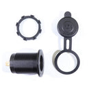 1x 12V Car Cigarette Lighter Socket Waterproof Power Plug Outlet for Motorcycle