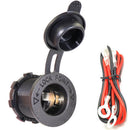 Black DC 12V Car Boat Motorcycle Cigarette Lighter Socket Outlet Power Plug