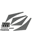 4 x Car Front Bumper Lip Splitter Body Side Spoiler Skirt Protector Hot