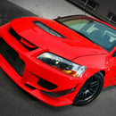 4 x Car Front Bumper Lip Splitter Body Side Spoiler Skirt Protector Hot