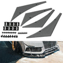 4 x Car Front Bumper Lip Splitter Body Side Spoiler Skirt Protector Hot
