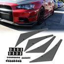 4 x Car Front Bumper Lip Splitter Body Side Spoiler Skirt Protector Hot