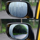 4 Pcs Car Side Window Protective Film Anti-Fog Membrane Waterproof Clear Film