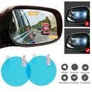 4 Pcs Car Side Window Protective Film Anti-Fog Membrane Waterproof Clear Film