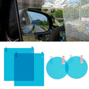 4 Pcs Car Side Window Protective Film Anti-Fog Membrane Waterproof Clear Film