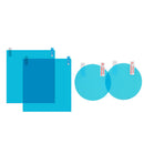 4 Pcs Car Side Window Protective Film Anti-Fog Membrane Waterproof Clear Film