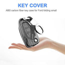 1 Pcs Carbon Fiber Car Key Chain Ring Case Cover For Ford Focus/Kuga/Escape