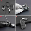 1 Pcs Carbon Fiber Car Key Chain Ring Case Cover For Ford Focus/Kuga/Escape