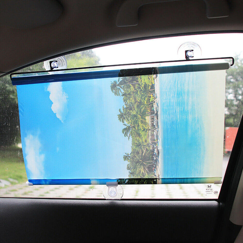 Car Retractable Windshield Sun Shade Visor Folding Block Cover  Window