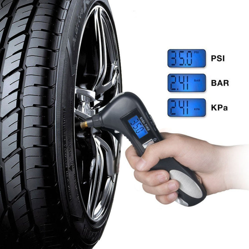 1 x Car Window Breaker,,5in1 Car Tire Air Pressure Gauge Window Breaker Cutter