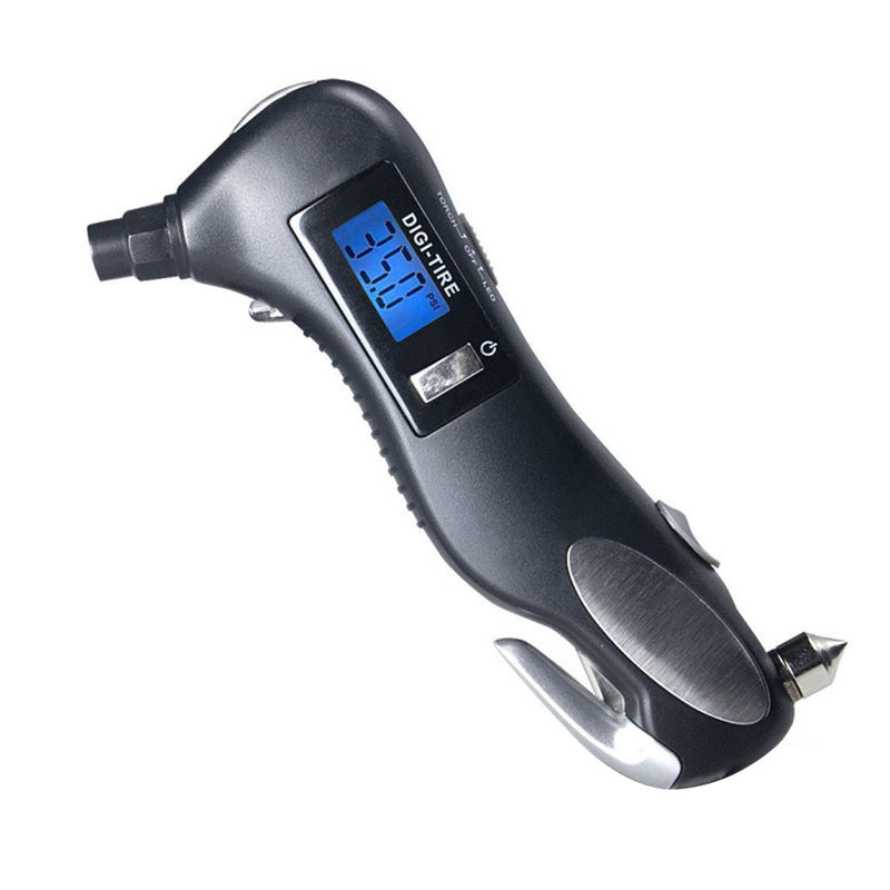 1 x Car Window Breaker,,5in1 Car Tire Air Pressure Gauge Window Breaker Cutter