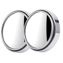 2x Car Rotation Small Round Mirror 50mm Blind Spot Reversing Rearview Best