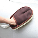 1 Pcs Car Cleaning Sponge Brush Car Washing Glove Soft Car Care Glove Plush