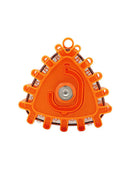 Police vehicle flashing triangle led traffic warning light rotat