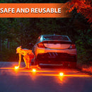 Police vehicle flashing triangle led traffic warning light rotat