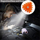 Police vehicle flashing triangle led traffic warning light rotat