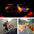Police vehicle flashing triangle led traffic warning light rotat