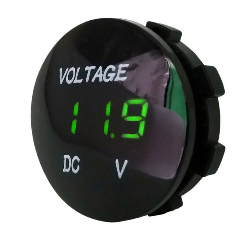 1 x DC12-24V Voltmeter Voltage Display Voltage Meter Modified Boat Universal Hot