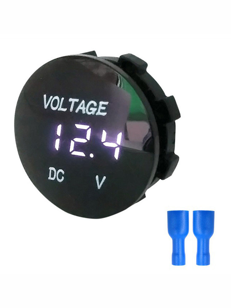 1 x DC12-24V Voltmeter Voltage Display Voltage Meter Modified Boat Universal Hot