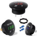 DC 12V-24V LED Panel Digital Voltage Volt Meter Display Voltmeter For Scooter