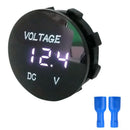 DC 12V-24V LED Panel Digital Voltage Volt Meter Display Voltmeter For Scooter