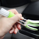 2 x Car Multi-Function Air Conditioning Outlet Double-Head Dust Cleaning Brush
