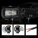 LED Work Light Bar Spot Flood Off-Road Roof Power Driving Truck Lamp 7 inches