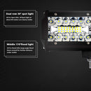 LED Work Light Bar Spot Flood Off-Road Roof Power Driving Truck Lamp 7 inches