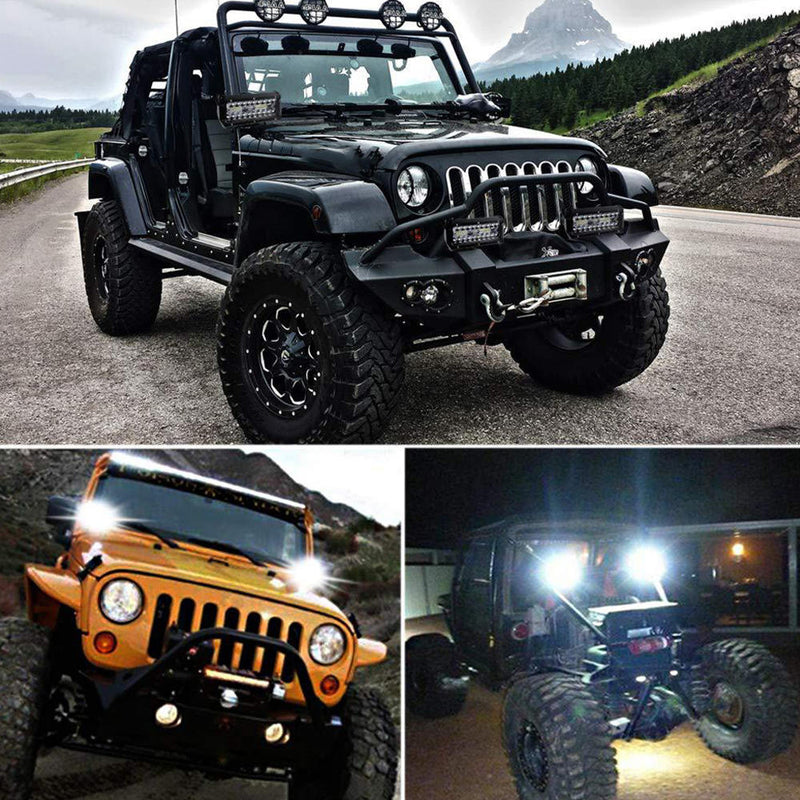 1 X 7inch 120W LED Work Light Bars Offroad Spotlight Work Driving Lamps