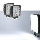 2x Square 48W LED Work Light 10-60V Off Road Flood Spot Lamp For Car Truck SUV
