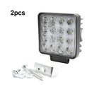2 x 48W LED Work Light Lamp Flood Off road car boat Truck Driving