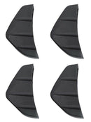 4*Car Anti-collision Rear Bumper Black Triangle Shark Wing Lip Diffuser New Hot