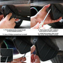 4*Car Anti-collision Rear Bumper Black Triangle Shark Wing Lip Diffuser New Hot