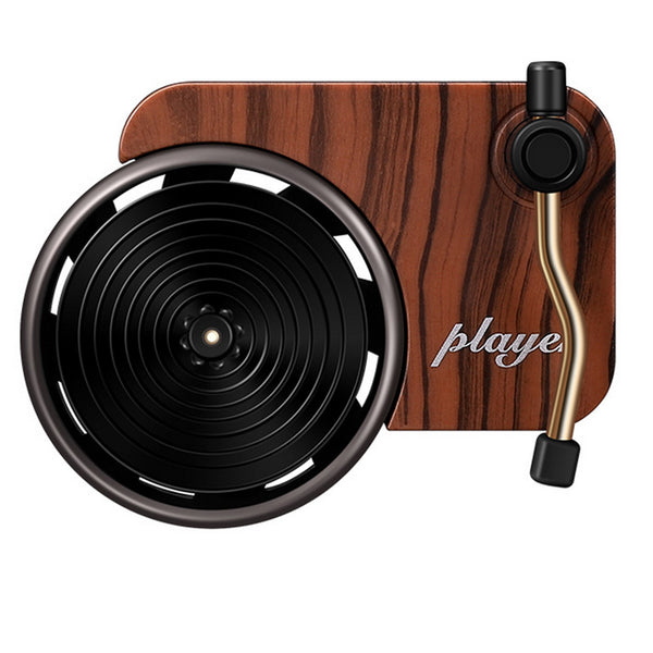 Retro Car Air Conditioner Outlet Perfume Record Player Car Aromatherapy Relax