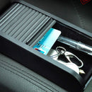 Universal Armrest Box Car Center Console Storage Case Container PU Leather